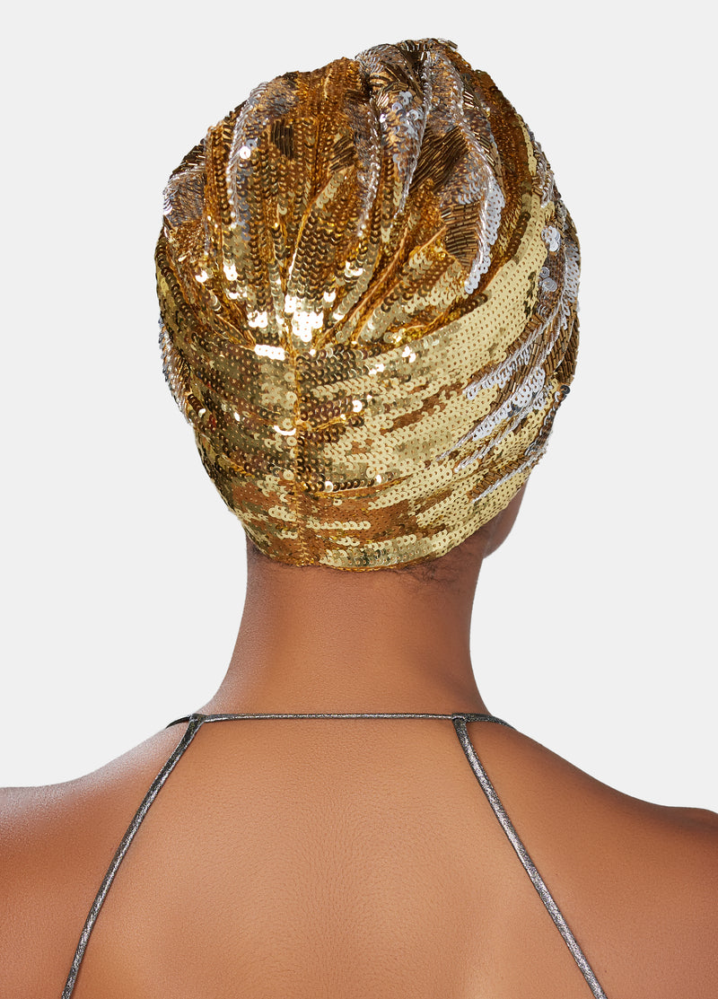 SCARLETT TURBAN in Gold